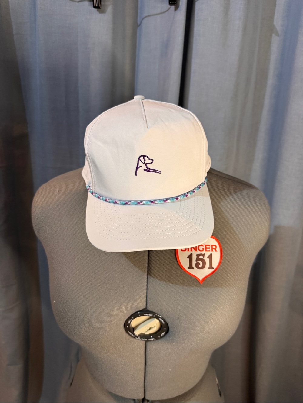 Rhoback White Rope Hat